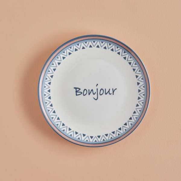 Bonjour Stoneware Serving Plate 26 cm - Blue