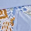 2 Pieces Audrey Cotton Ranforce Single Duvet Cover Set 160 x 200 cm - Blue