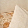 2 Pieces Marlin Cotton Satin Single Duvet Cover Set 160 x 220 cm - Brown