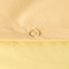 3 Pieces Napoli Cotton Ranforce Double Duvet Cover Set 200 x 220 cm - Yellow