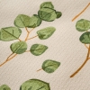 150 x 220 cm Eucalyptus Cotton Single Printed Pique ( 180 gr/m2 ) - Green