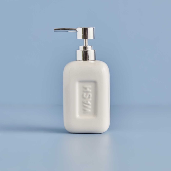 Vasilisi Liquid Soap Dispenser 7 x 6 x 16.5 cm ( 260 ml ) - White