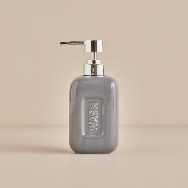 Vasilisi Liquid Soap Dispenser 7 x 6 x 16.5 cm ( 260 ml ) - Grey