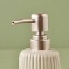Line Liquid Soap Dispenser 7 x 18 cm ( 260 ml ) - Ecru