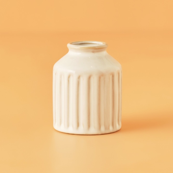 Ottawa Porcelain Vase 7 x 10 cm - Cream