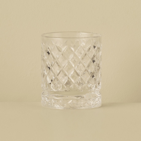 6 Pieces Karmen Whiskey Glass Cup 300 ml - Transparent