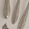 18 Pieces Vintage Dessert Cutlery Set - Silver