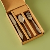 18 Pieces Vintage Dessert Cutlery Set - Silver