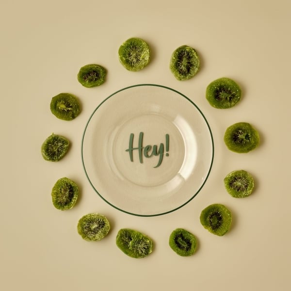 6 Pieces Hey Cake Plate 19 cm - Green