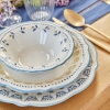 24 Pieces Mabel Stoneware Dinner Set - Blue