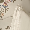 3 Pieces Vintage Cotton Satin Double Duvet Cover Set 200 x 220 cm - White
