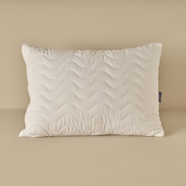Microfiber Quilted Pillowcase 50 x 70 cm - White