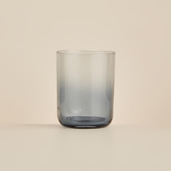 1 Piece Soft Glass Cup 300 ml - Blue