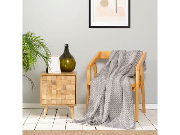 Bety Throw 130 x 170 cm - Anthracite