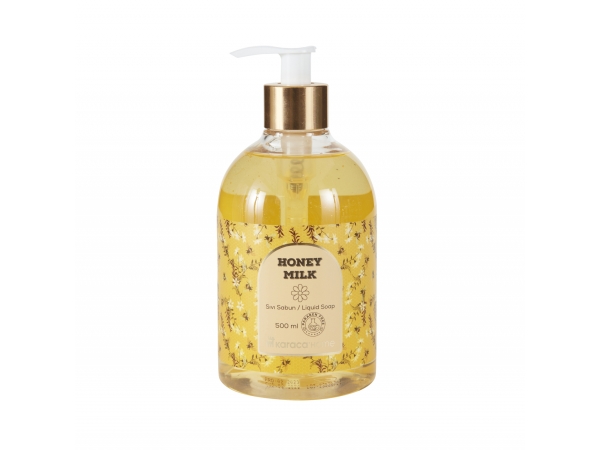 Flower Honey Milk Liquid Soap 500 ml - Yellow