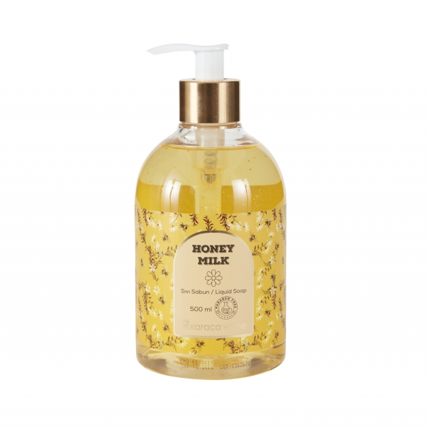 Flower Honey Milk Liquid Soap 500 ml - Yellow