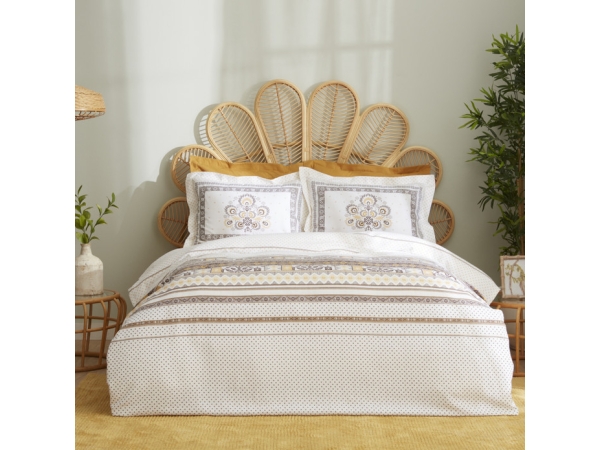 4 Pieces Efren Cotton Double Pique Set 200 x 220 cm - Yellow