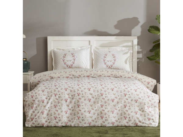 3 Pieces Sonya Single Duvet Cover Set 160 x 220 cm - Green