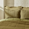 4 Pieces Muse Double Spring Bedspread Set 200 x 220 cm - Khaki