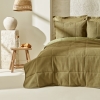 4 Pieces Muse Double Spring Bedspread Set 200 x 220 cm - Khaki