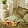 4 Pieces Muse Double Spring Bedspread Set 200 x 220 cm - Khaki