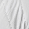 4 Pieces Puff Cotton Double Duvet Cover Set 200 x 220 cm - White