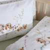 3 Pieces Cute Dream Cotton Baby Duvet Cover Set 100 x 150 cm - Brown