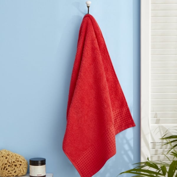 Malone Face Towel 50 x 90 cm - Coral