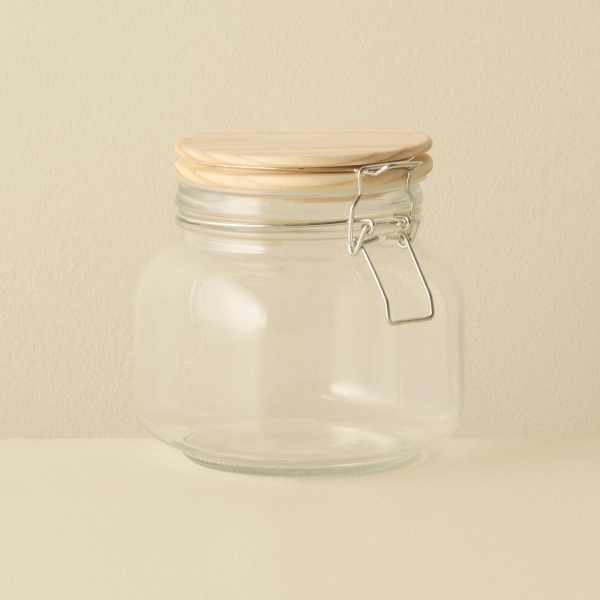 Molde Glass Jar 850 ml ( 13 x 11 cm ) - Transparent