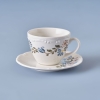 2 Pieces Vintage Porcelain Tea Cup Set 200 ml - Multicolor