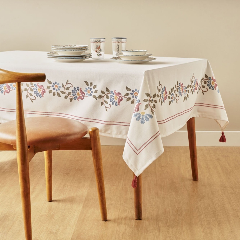 Vintage Tablecloth 153 x 153 cm - M..