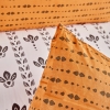 3 Pieces Eva Cotton Ranforce Super King Duvet Cover Set 260 x 240 cm - Orange