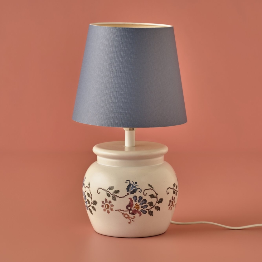 Vintage Lampshade 16 x 32 cm - Blue..
