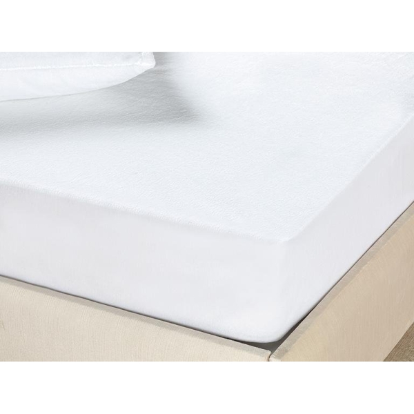 Pure Wellsoft Waterproof Single Mattress Cover 120 x 200 + 30 Cm - White