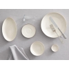 26 Pieces Torino Bone Porcelain Breakfast Set 21 + 20 + 12 + 6 Cm - Silver
