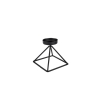 Geometry Candle Holder 13 x 13 cm - Black 