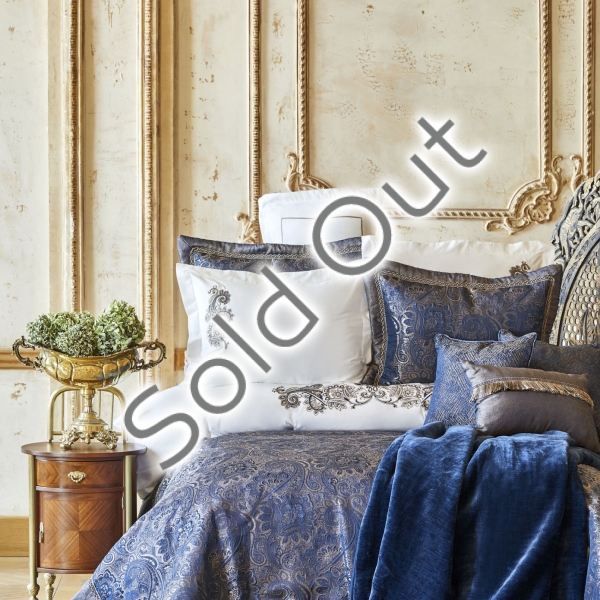 13 Pieces Venita Double Bedding Set 200 x 220 cm - Dark Blue