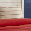 4 Pieces Darrel Double Pique Set 200 x 220 cm - Coral
