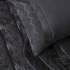 8 Pieces Alba Boho Double Dowery Set 200 x 220 cm - Black