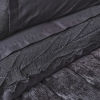 8 Pieces Alba Boho Double Dowery Set 200 x 220 cm - Black