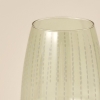 6 Pieces Point Glass Cup 430 cc - Green 