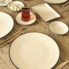 26 Pieces Diana Porcelain Breakfast Set - White