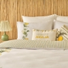 3 Pieces Sicilia Cotton Satin King Size Duvet Cover Set 240 x 220 cm - White