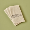 25 Pieces Hangry Day Paper Napkin Set 33 x 33 cm - Beige