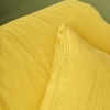3 Pieces Muslin Cotton Baby Duvet Cover Set 100 x 150 cm - Yellow