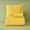 3 Pieces Muslin Cotton Baby Duvet Cover Set 100 x 150 cm - Yellow