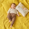 3 Pieces Muslin Cotton Baby Duvet Cover Set 100 x 150 cm - Yellow
