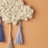 Cleo Wall Decoration 26 x 36 cm - Beige / Blue / Navy Blue / Brown