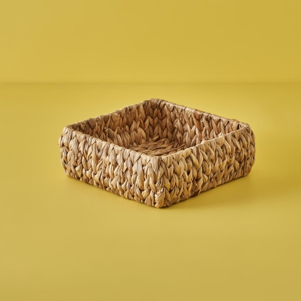 Darian Square Basket 28 x 28 cm - Beige