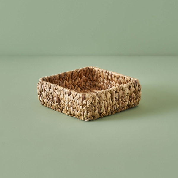 Darian Square Basket 24 x 24 cm - Beige